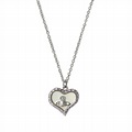 Vivienne Westwood Ladies White Petra Heart Necklace - Jewellery from ...