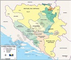 Mapa de bosnia y herzegovina