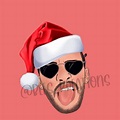 Bad Bunny Santa Christmas Png-digital Download - Etsy