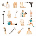 Conjunto de iconos de color ortopedia | Orthopedics, Icon set, Medical ...