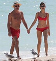 Bond Girl Olga Kurylenko blows up the beach in tiny red bikini with ...