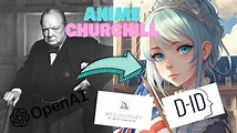 I made Winston Churchill a cute Anime Girl with midjourney, AI and ...