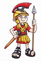 Soldado Romano Cartoon ayuda visual | Soldados romanos, Roma para niños ...