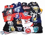 Lot Detail - Collection of 18 AHL, WHL, OHL, QMJHL Authentic Hockey Jerseys