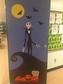 Jack Skellington Halloween Door | Halloween classroom decorations ...
