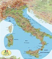 Map of Italy (Country) | Welt-Atlas.de