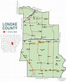 Lonoke County Map - Encyclopedia of Arkansas