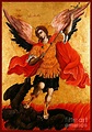 Saint Michael and the Devil The Archangel Michael Painting by Poulakis ...
