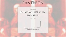 Duke Wilhelm in Bavaria Biography - Count Palatine of Birkenfeld ...
