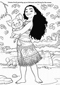 Moana Coloring Pages Free Printable
