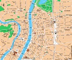 Carte de Lyon - Plan » Vacances - Guide Voyage