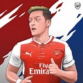 Mesut Ozil by FROZ18 | Manchester city football club, Football artwork ...