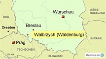 StepMap - Polen, Waldenburg - Landkarte für Polen