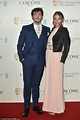 Laura Haddock cosies up to husband Sam Claflin at Pre-BAFTA party ...