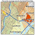 Aerial Photography Map of Rutherford, NJ New Jersey