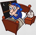Sleep disorder Insomnia Sleep deprivation, bed rest cartoon, png | Klipartz