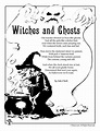 Witches and Ghosts by Ada Clark | Woo! Jr. Kids Activities : Children's ...