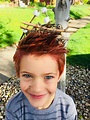 Boys' crazy hair day idea -- campfire hair with s'mores Crazy Hair Day ...