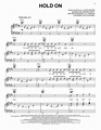 Hold On Sheet Music | Justin Bieber | Piano, Vocal & Guitar Chords ...