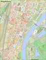 Magdeburg Map | Germany | Maps of Magdeburg
