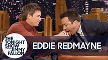 Eddie Redmayne Performs a Magic Trick for Jimmy Fallon - YouTube