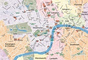 Londres Centro mapa vectorial illustrator eps editable - Bc Maps mapa ...