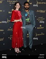 (R-L) Himesh Patel and Wife arrives at The Hollywood Reporter and SAG ...