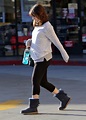 Pregnant ZOOEY DESCHANEL Leaves a Gym in Los Angeles - HawtCelebs