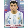 Comprar Online Marcos Acuña Argentina Panini Mundial Qatar 2022 España
