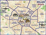 Milan Attractions Map | FREE PDF Tourist Map of Milan, Printable City Tours Map 2021