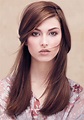 Wallpaper : women, model, simple background, long hair, brunette ...