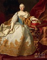 Austria, Vienna, Portrait Of Maria Theresa Habsburg, Holy Roman Empress ...