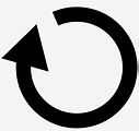 Circular Rotating Arrow - Simbolo Circulo Con Flecha PNG Image ...
