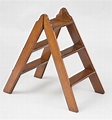 Mahogany Double Sided Folding Step Ladder, Circa 1870 The ladder is ...
