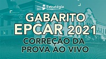 Gabarito EPCAR 2021 - Correção da Prova Ao Vivo | Estratégia Educacional