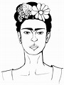 Dibujos De Frida Kahlo Colorear 1000 Dibujos - kulturaupice