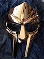 MF Doom Gladiator Mask Mad-villain Golden Finish Brass Face | Etsy