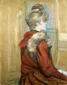 Henri de Toulouse-Lautrec Girl in a Fur, Miss Jeanne Fontaine Painting ...