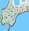 Mapa turístico de la ciudad de Cádiz - Tamaño completo | Gifex