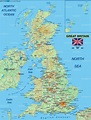 Map of Great Britain (United Kingdom) - Map in the Atlas of the World ...