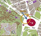 Location Map Address Colosseum in Rome in Italy