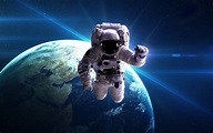 Astronauta 5k Retina Ultra Fondo de pantalla HD | Fondo de Escritorio ...