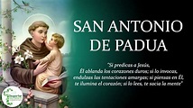 Oración de San Antonio de Padua: 13 minutos con San Antonio - YouTube