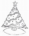 Free Printable Christmas Tree and Santa Coloring Pages - Adventures of ...