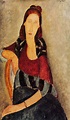 Portrait of Jeanne Hebuterne 1919 2 Painting | Amedeo Modigliani Oil ...