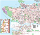 Vancouver Canada City Map - Guide map: Vancouver - New Westminster ...
