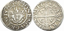 Mecklenburg-Güstrow Sechsling 1556 Ulrich III. 1556-1603. Kleiner ...