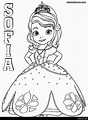Princesa Sofia para Colorir [Imprimir]