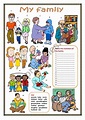 My family - ESL worksheet by james32