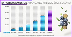 Exportación mundial de arándanos alcanzaría cerca de 2.200 millones de ...